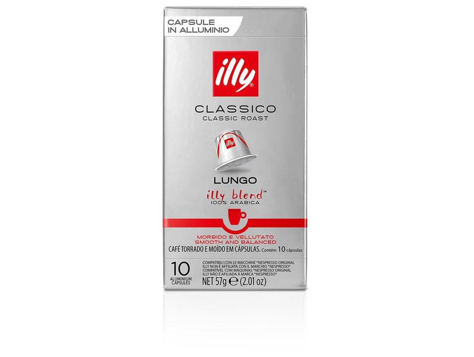 Cápsula de Café Illy Lungo 100% Arábica Clássico Longo Caixa com 10 Cápsulas - 4