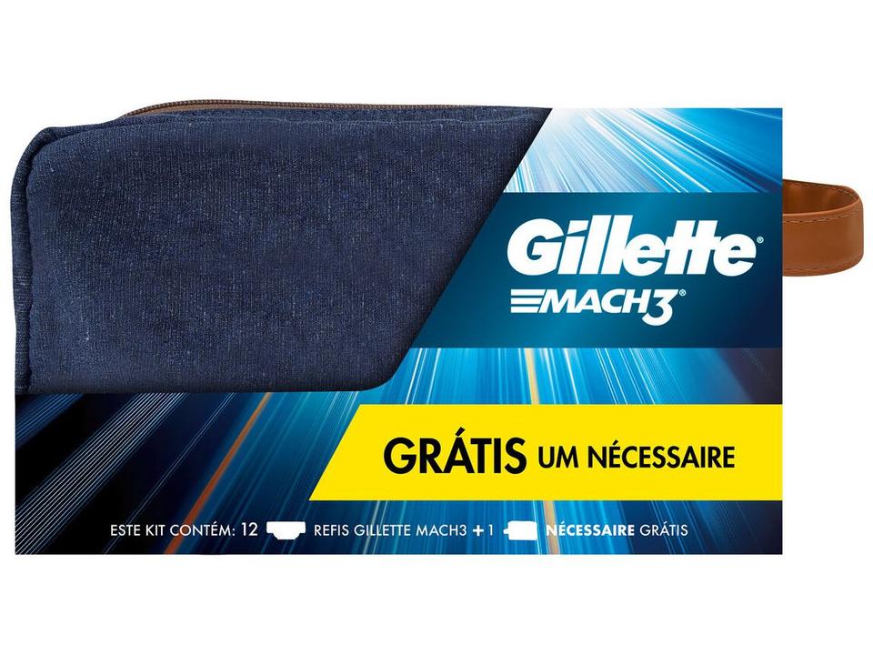 Carga para Aparelho de Barbear Gillette Mach3 12 Unidades - 3