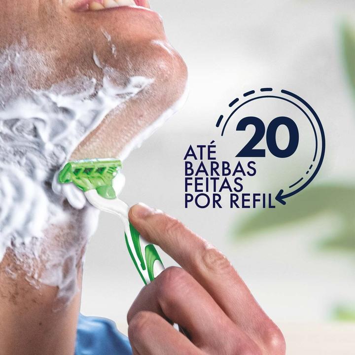 Carga para Aparelho de Barbear Gillette Mach3 Sensitive com Aloe 8 Unidades - 4