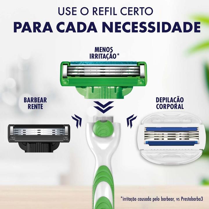 Carga para Aparelho de Barbear Gillette Mach3 Sensitive com Aloe 8 Unidades - 5