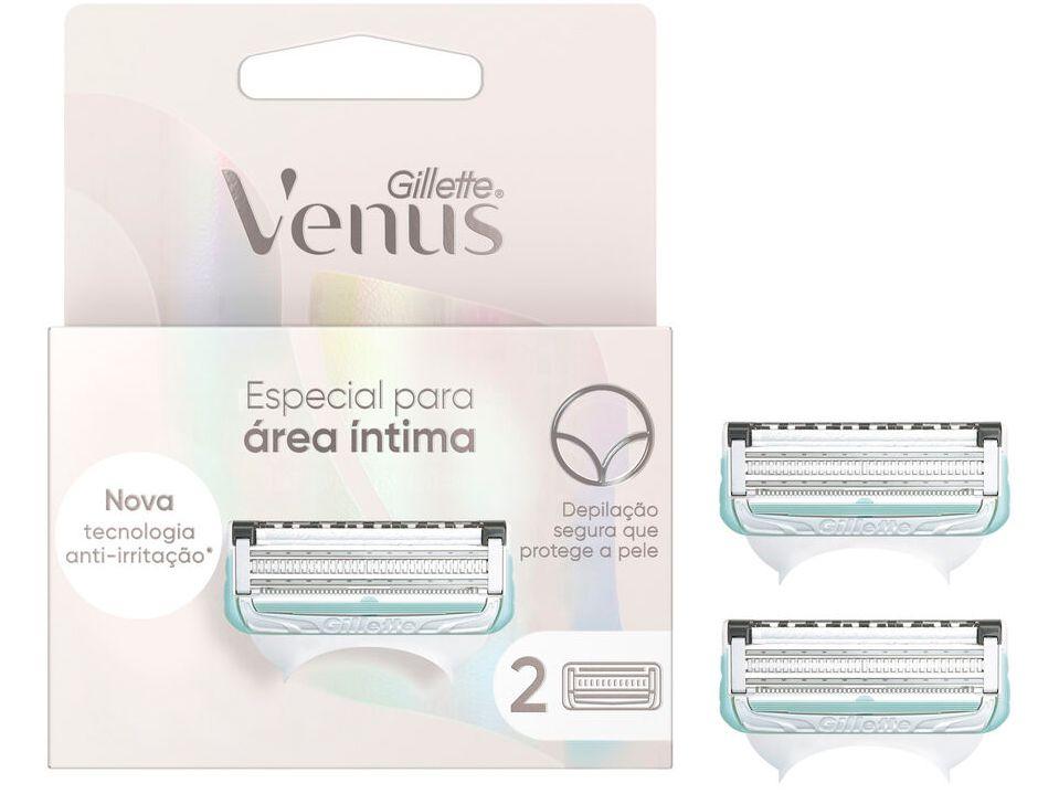 Carga para Aparelho de Depilação Feminino - Gillette Venus Íntima 2 Unidades
