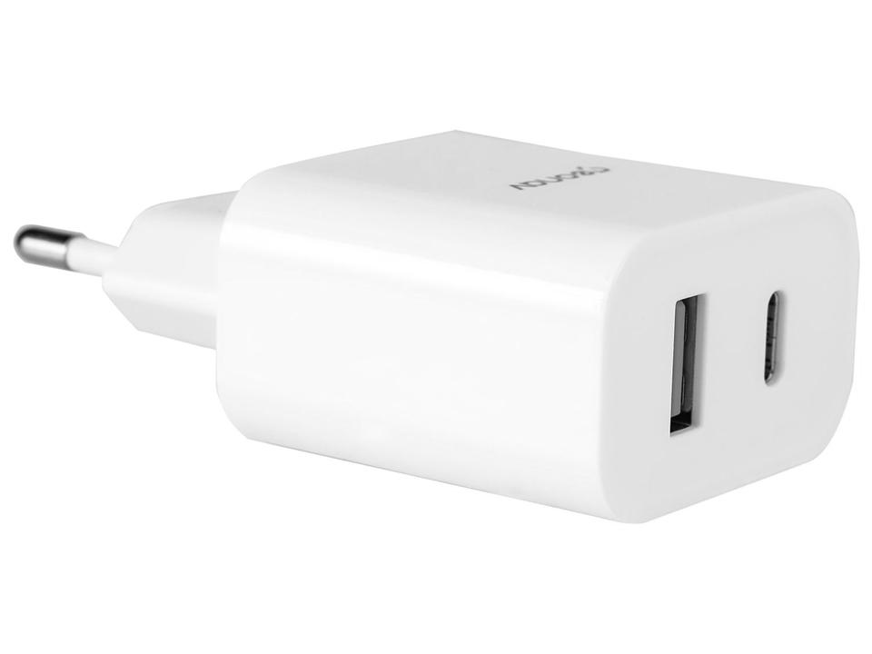 Carregador de Tomada Turbo 20W USB-C e USB Geonav - 1