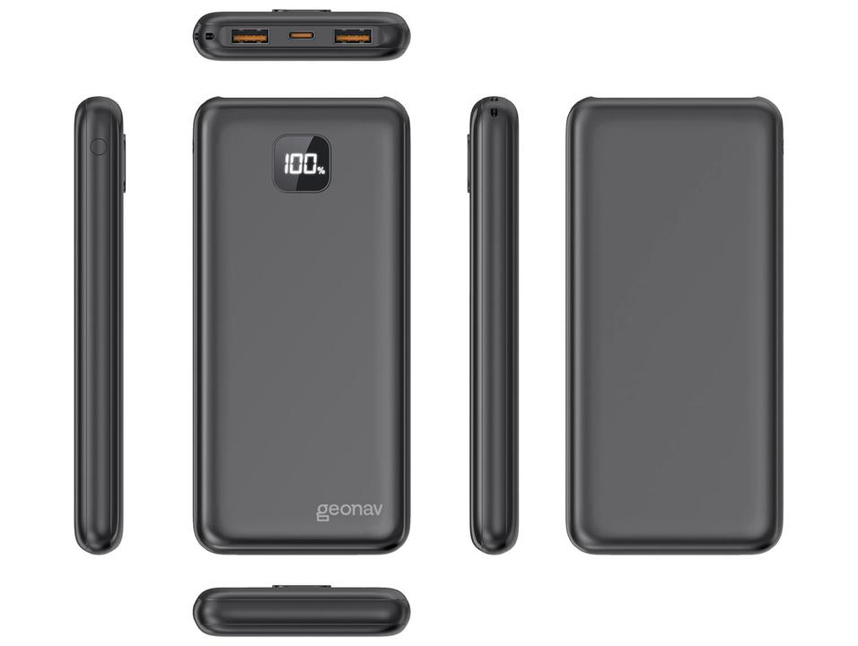 Carregador Portátil/Power Bank 10.000mAh Geonav Energia Turbo Slim Charge - 6