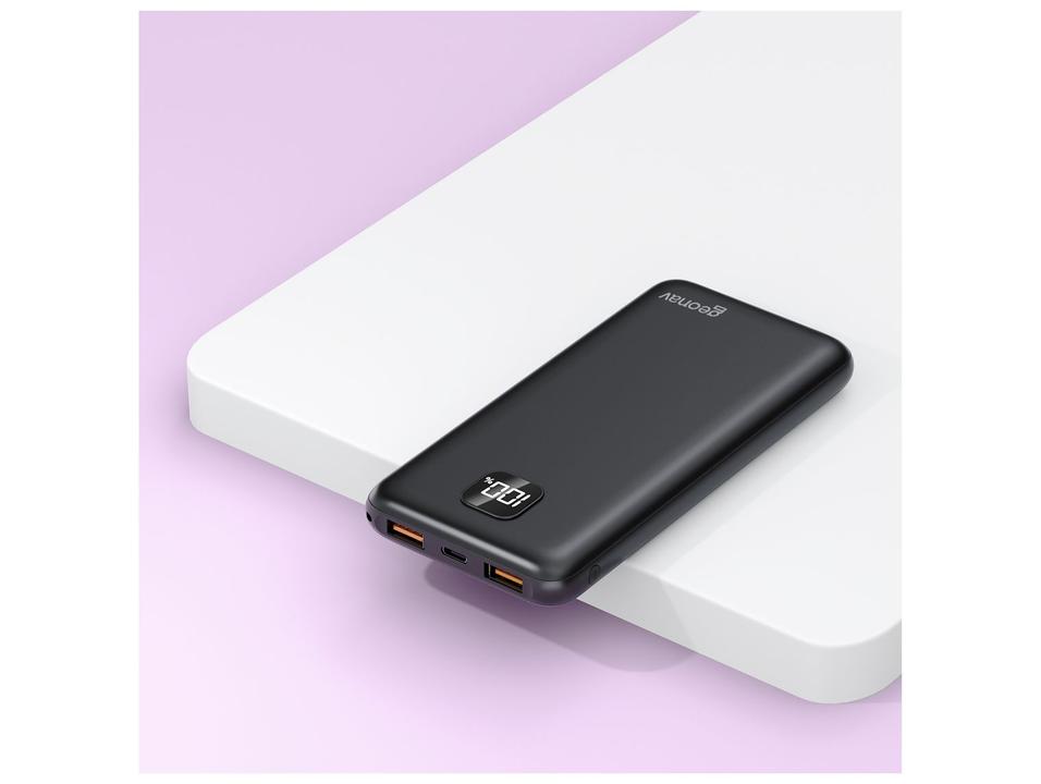 Carregador Portátil/Power Bank 10.000mAh Geonav Energia Turbo Slim Charge - 2