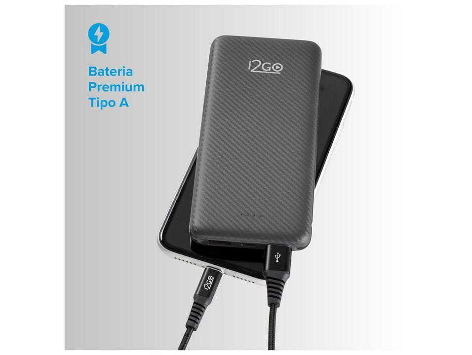 Carregador Portátil/Power Bank i2GO I2GBAT013 10.000mAh - 2