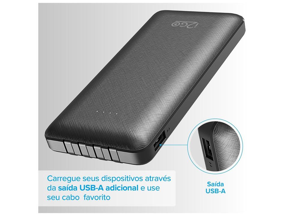 Carregador Portátil/Power Bank i2GO I2GBAT014 10.000mAh - 6