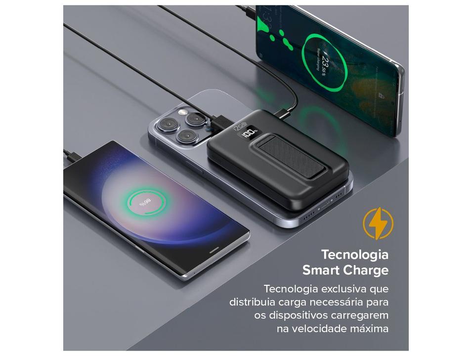 Carregador Portátil/Power Bank i2GO PROBAT027 por Indução 10.000mAh - 12