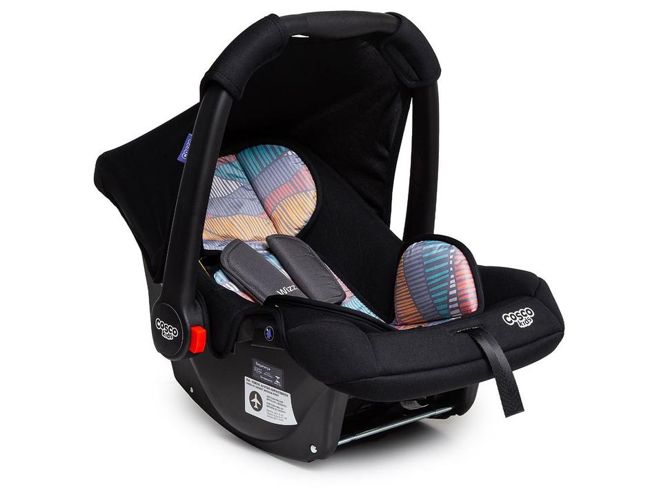 Carrinho de Bebê Alça Reversível com Base e Bebê Conforto Cosco Kids Reverse Trio até 15kg - 8