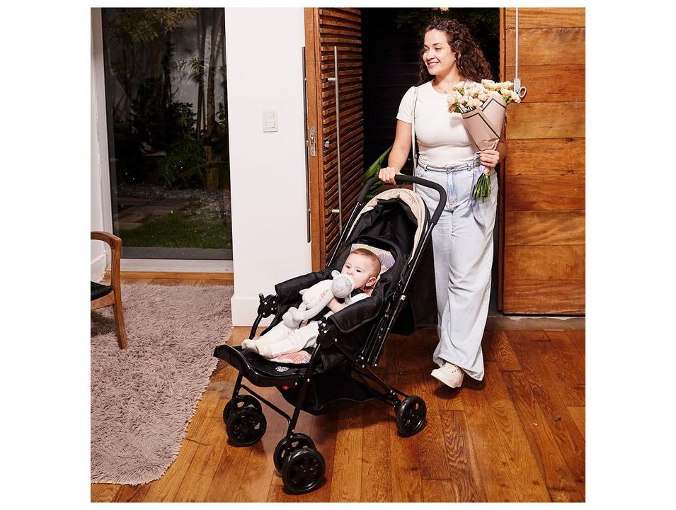 Carrinho de Bebê Alça Reversível com Base e Bebê Conforto Cosco Kids Reverse Trio até 15kg - 12