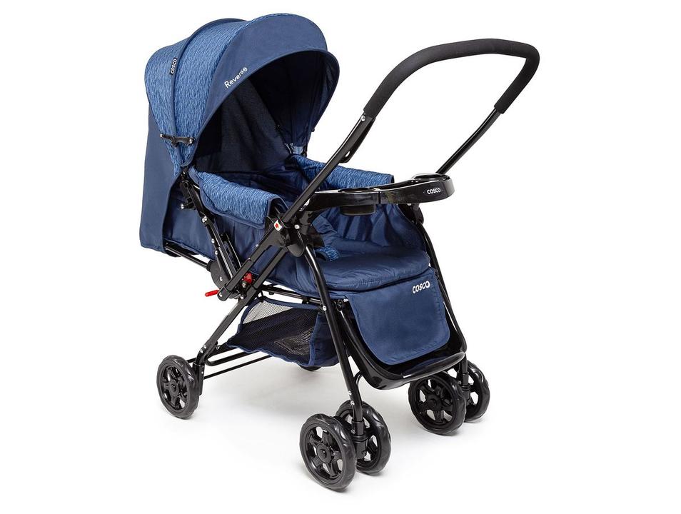 Carrinho de Bebê Alça Reversível com Base e Bebê Conforto Cosco Kids Reverse Trio até 15kg - 6