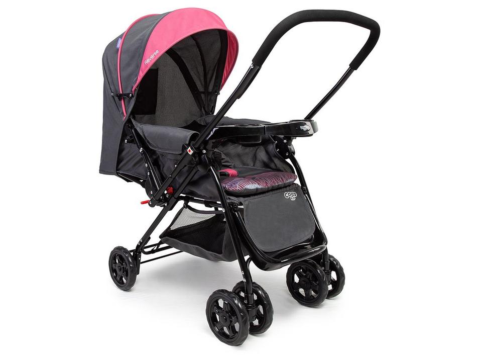 Carrinho de Bebê Alça Reversível com Base e Bebê Conforto Cosco Kids Reverse Trio até 15kg - 6