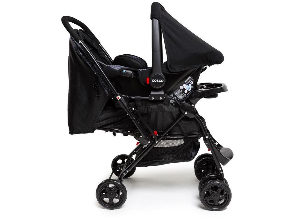 Carrinho de Bebê Alça Reversível com Bebê Conforto Cosco Kids Travel System Reverse 0 a 15kg - 7