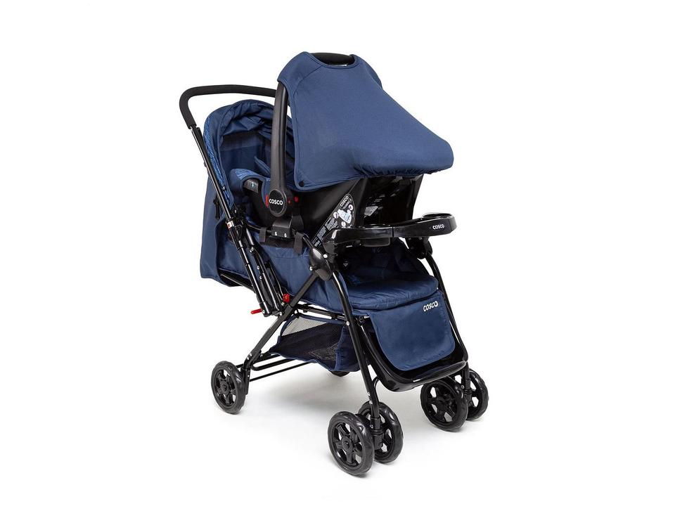 Carrinho de Bebê Alça Reversível com Bebê Conforto Cosco Kids Travel System Reverse 0 a 15kg - 6