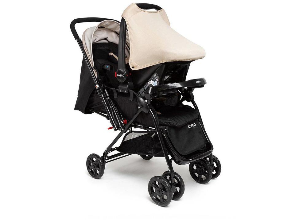 Carrinho de Bebê Alça Reversível com Bebê Conforto Cosco Kids - 6