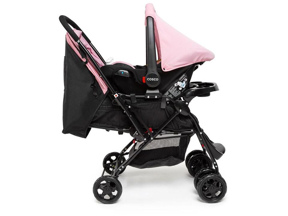 Carrinho de Bebê Alça Reversível com Bebê Conforto Cosco Kids Travel System Reverse 0 a 15kg - 8