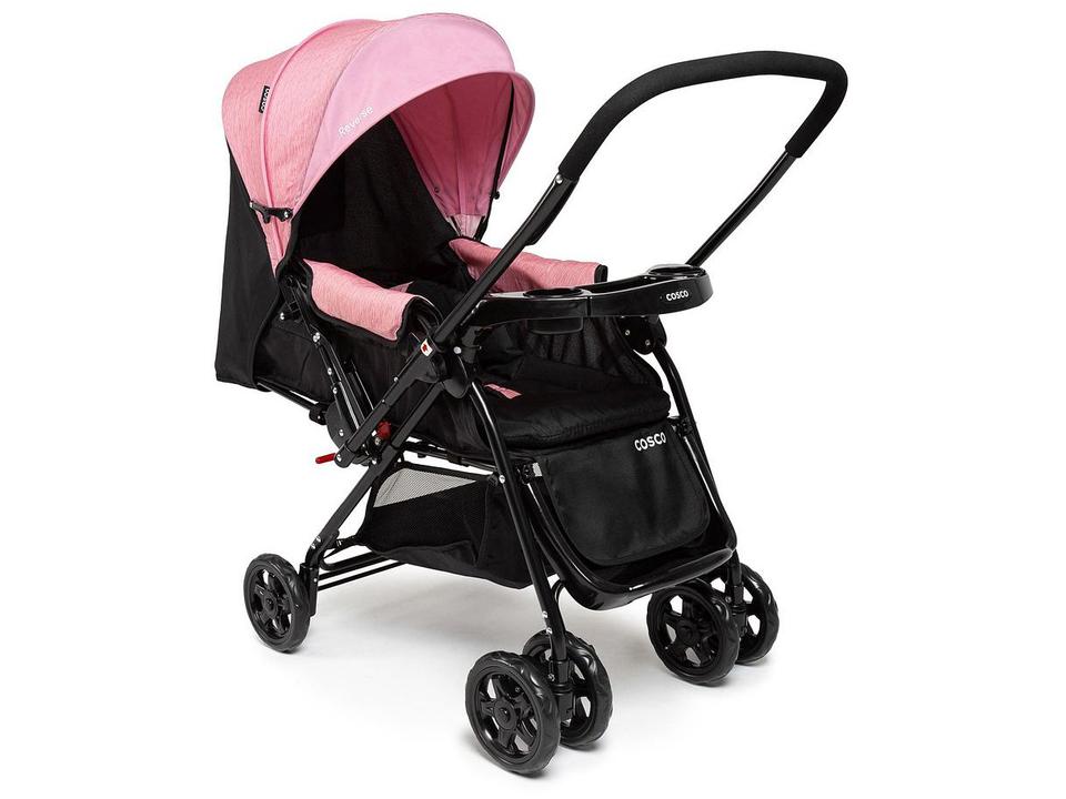 Carrinho de Bebê Alça Reversível com Bebê Conforto Cosco Kids Travel System Reverse 0 a 15kg - 6