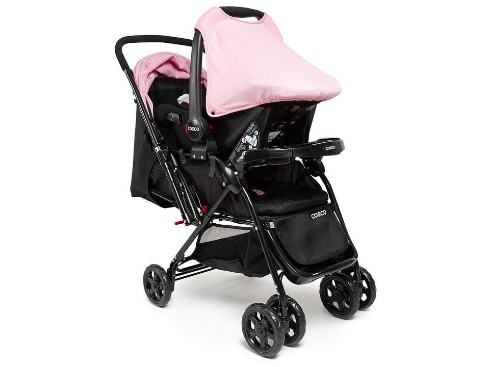Carrinho de Bebê Alça Reversível com Bebê Conforto Cosco Kids Travel System Reverse 0 a 15kg - 7