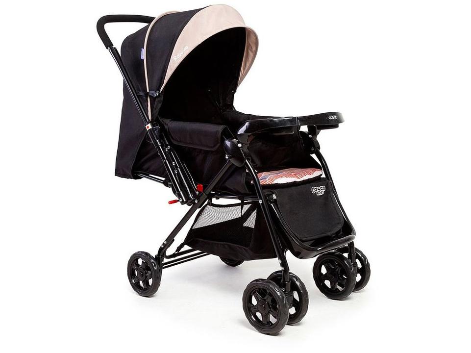 Carrinho de Bebê Alça Reversível com Bebê Conforto Cosco Kids Travel System Reverse 4 Rodas 0 a 15kg - 14