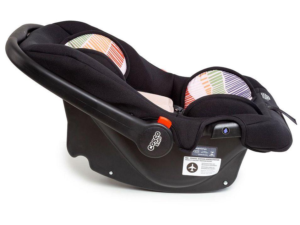 Carrinho de Bebê Alça Reversível com Bebê Conforto Cosco Kids Travel System Reverse 4 Rodas 0 a 15kg - 22