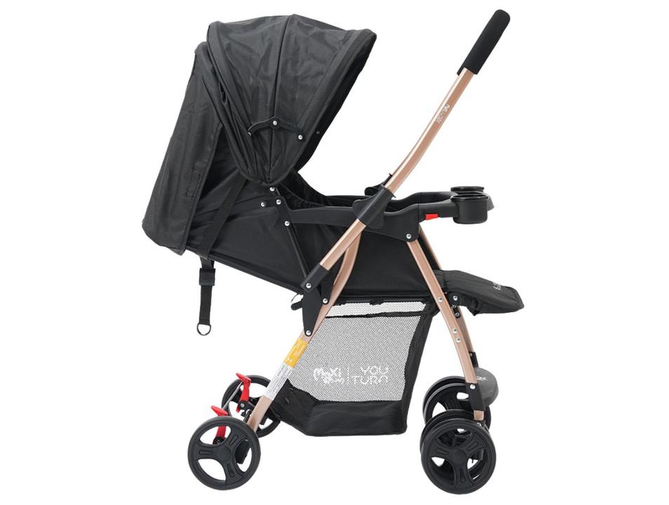 Carrinho de Bebê com Barra Reversível + Bebê Conforto Maxi Baby Youturn até 15kg - 11