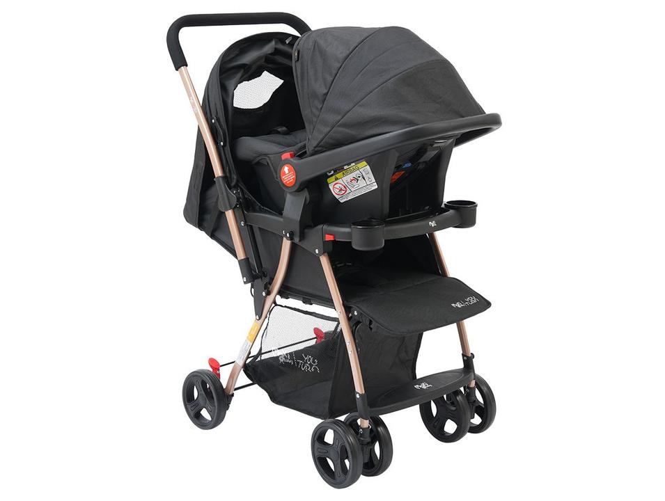 Carrinho de Bebê com Barra Reversível + Bebê Conforto Maxi Baby Youturn até 15kg - 10