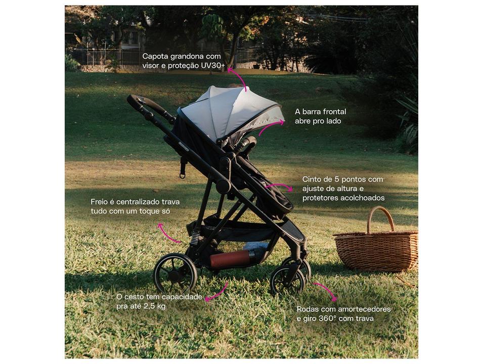 Carrinho de Bebê com Bebê Conforto Cosco Kids Lummy Trio até 22kg - 2