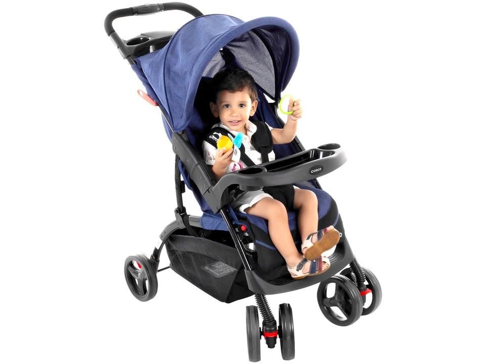 Carrinho de Bebê com Bebê Conforto Cosco Kids - 17