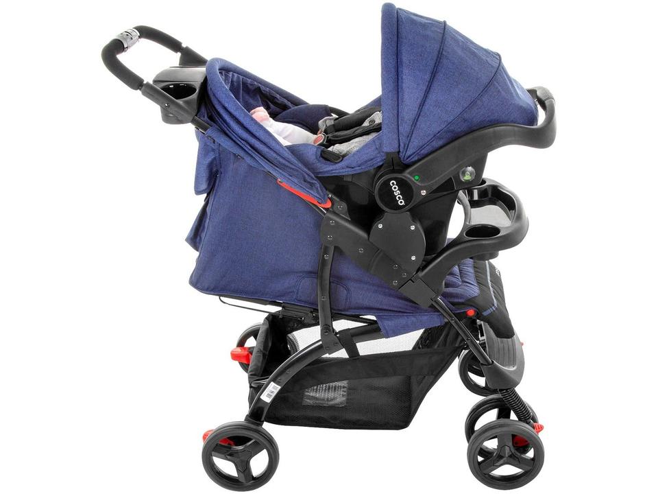 Carrinho de Bebê com Bebê Conforto Cosco Kids - 26