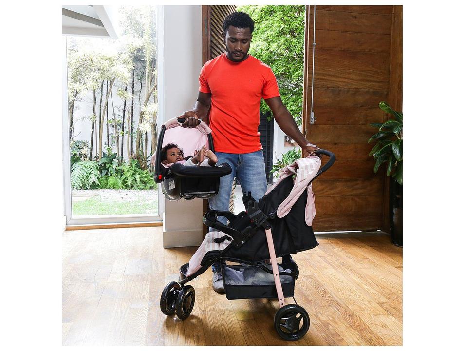 Carrinho de Bebê com Bebê Conforto Cosco Kids Toffy Duo 3 Rodas 0 a 15kg - 1