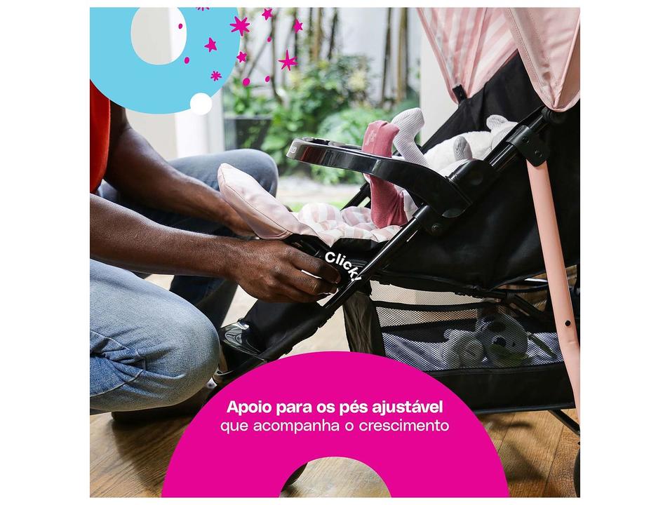 Carrinho de Bebê com Bebê Conforto Cosco Kids Toffy Duo 3 Rodas 0 a 15kg - 10