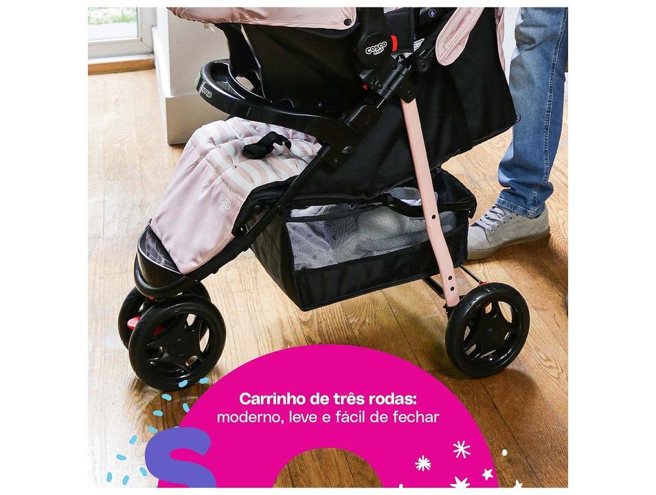 Carrinho de Bebê com Bebê Conforto Cosco Kids Toffy Duo 3 Rodas 0 a 15kg - 7