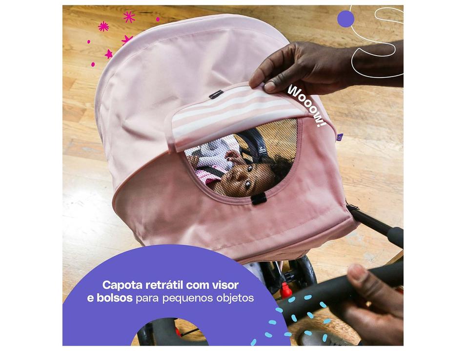 Carrinho de Bebê com Bebê Conforto Cosco Kids Toffy Duo 3 Rodas 0 a 15kg - 13