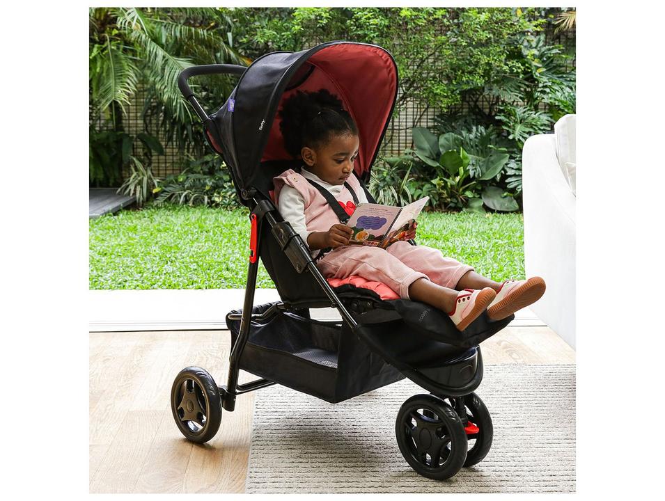 Carrinho de Bebê com Bebê Conforto Cosco Kids Toffy Duo 3 Rodas até 15kg - 5