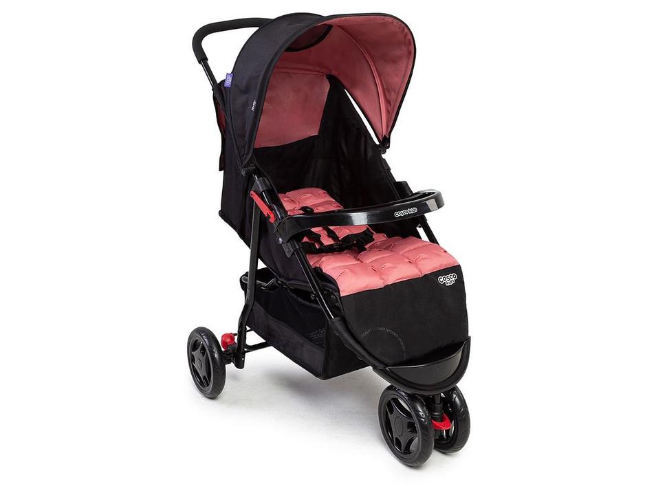 Carrinho de Bebê com Bebê Conforto Cosco Kids Toffy Duo 3 Rodas até 15kg - 9