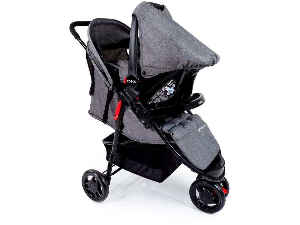 Carrinho de Bebê com Bebê Conforto Cosco Toffy - 1