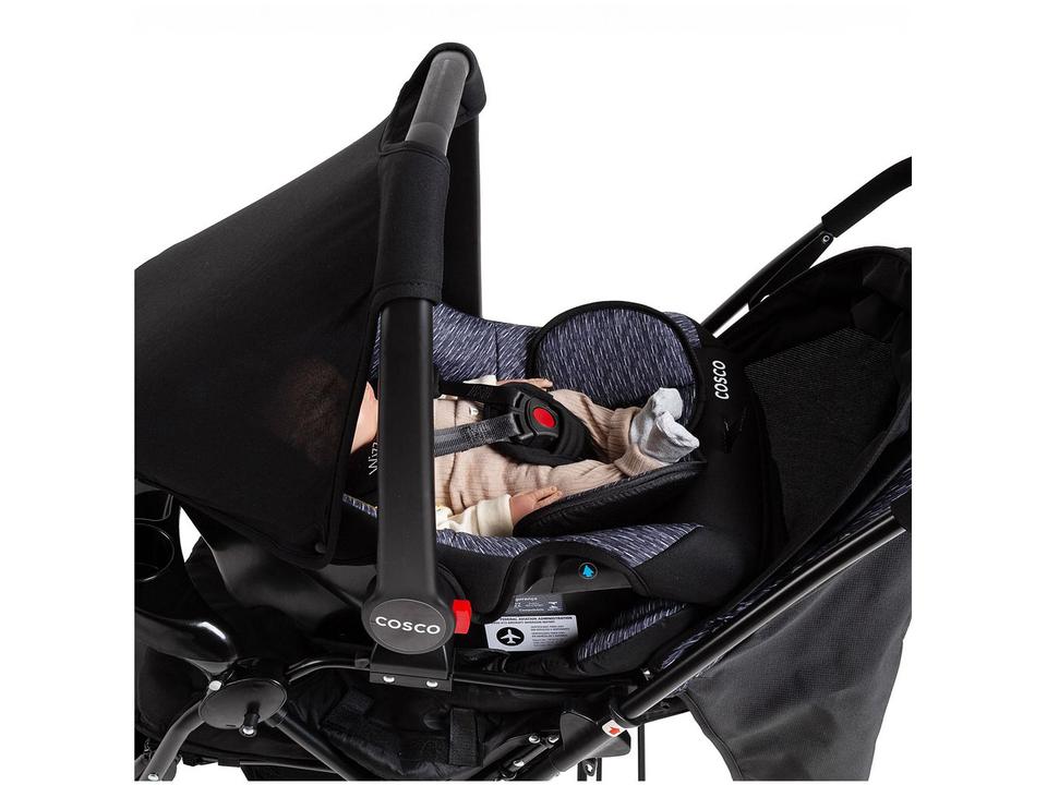 Carrinho de Bebê com Bebê Conforto Cosco - Travel System Reverse 0 a 15kg - 8
