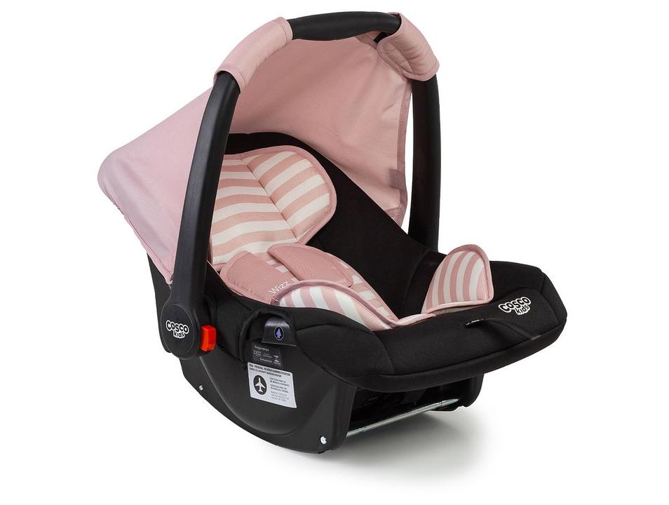 Carrinho de Bebê com Bebê Conforto e Base 3 em 1 Cosco Kids Toffy Trio 3 Rodas até 15kg - 11