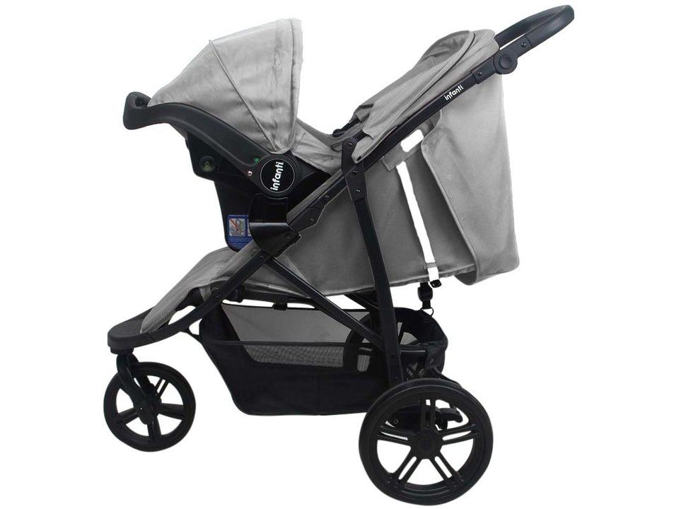 Carrinho de Bebê com Bebê Conforto Infanti - Travel System Collina Trio 3 Rodas  0 a 15kg - 1