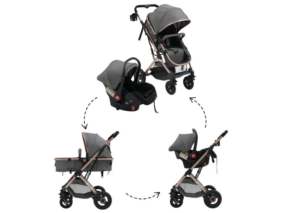 Carrinho de Bebê com Bebê Conforto Maxi Baby Elysian até 22Kg - 1