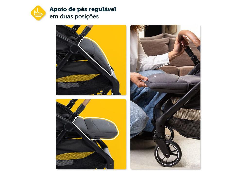 Carrinho de Bebê com Bebê Conforto Safety 1st Spark Plus Duo 0 a 22kg - 3