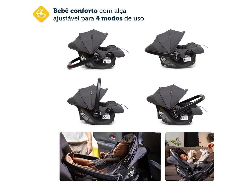 Carrinho de Bebê com Bebê Conforto Safety 1st Spark Plus Duo 0 a 22kg - 6