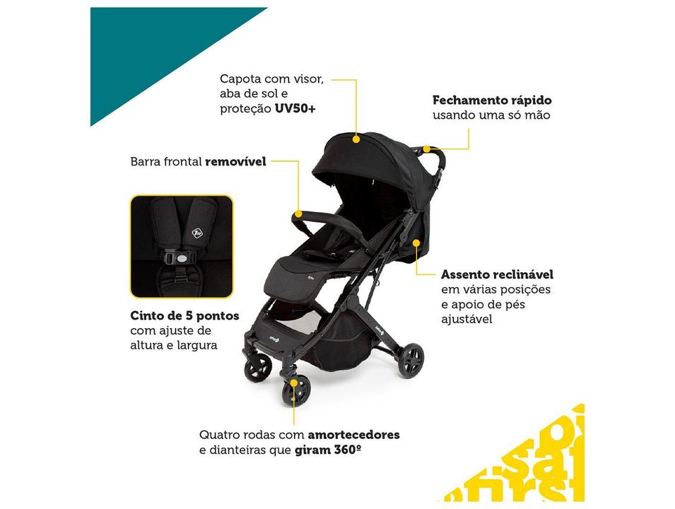Carrinho de Bebê com Bebê Conforto Safety 1st Travel System até 22kg - 4
