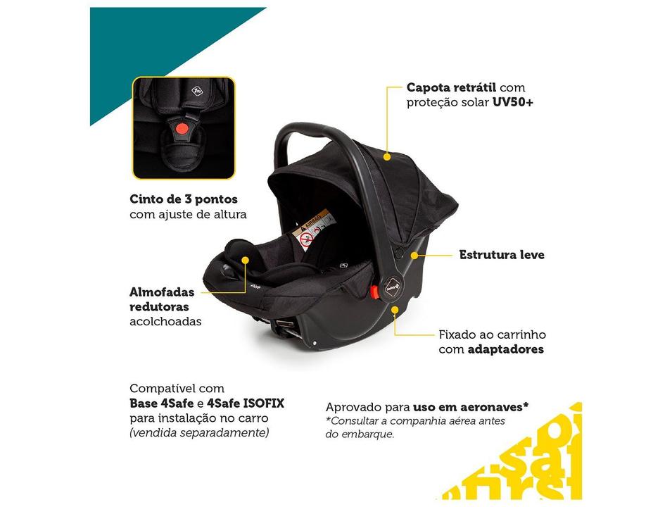 Carrinho de Bebê com Bebê Conforto Safety 1st Travel System até 22kg - 5