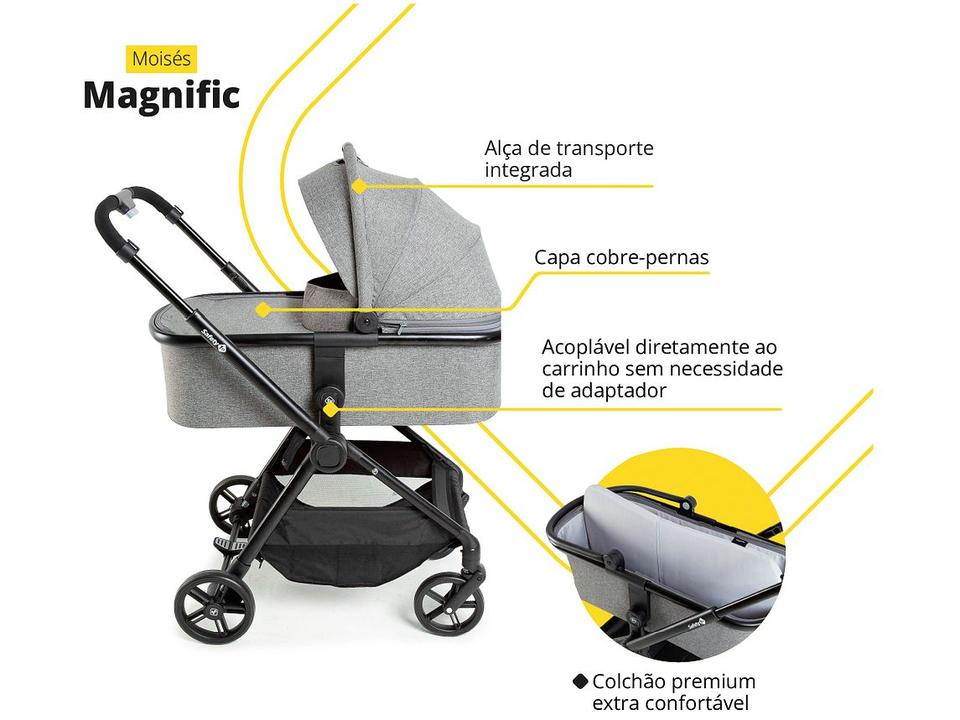 Carrinho de Bebê com Bebê Conforto Safety 1st - 1