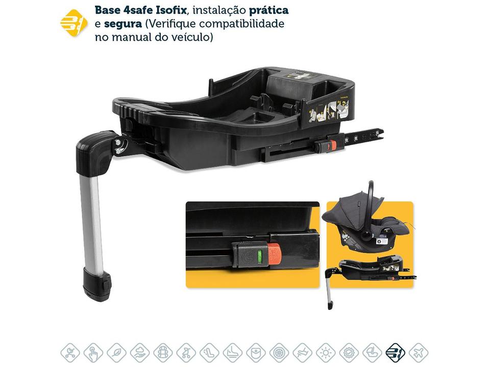 Carrinho de Bebê com Bebê Conforto Safety 1st Travel System Spark Plus Trio até 15kg - 14