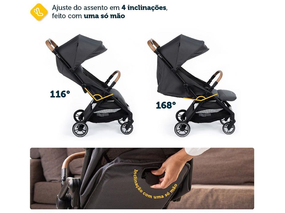 Carrinho de Bebê com Bebê Conforto Safety 1st Travel System Spark Plus Trio até 15kg - 16