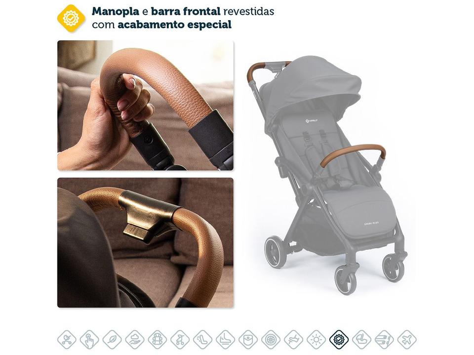 Carrinho de Bebê com Bebê Conforto Safety 1st Trio Spark Plus até 15kg - 11