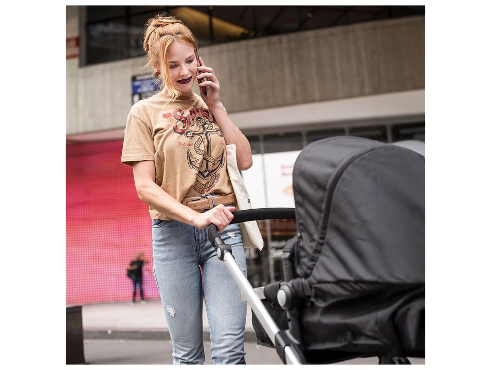 Carrinho de Bebê com Bebê Conforto Safety 1st TS Mobi Duo 3 Rodas até 15kg - 6