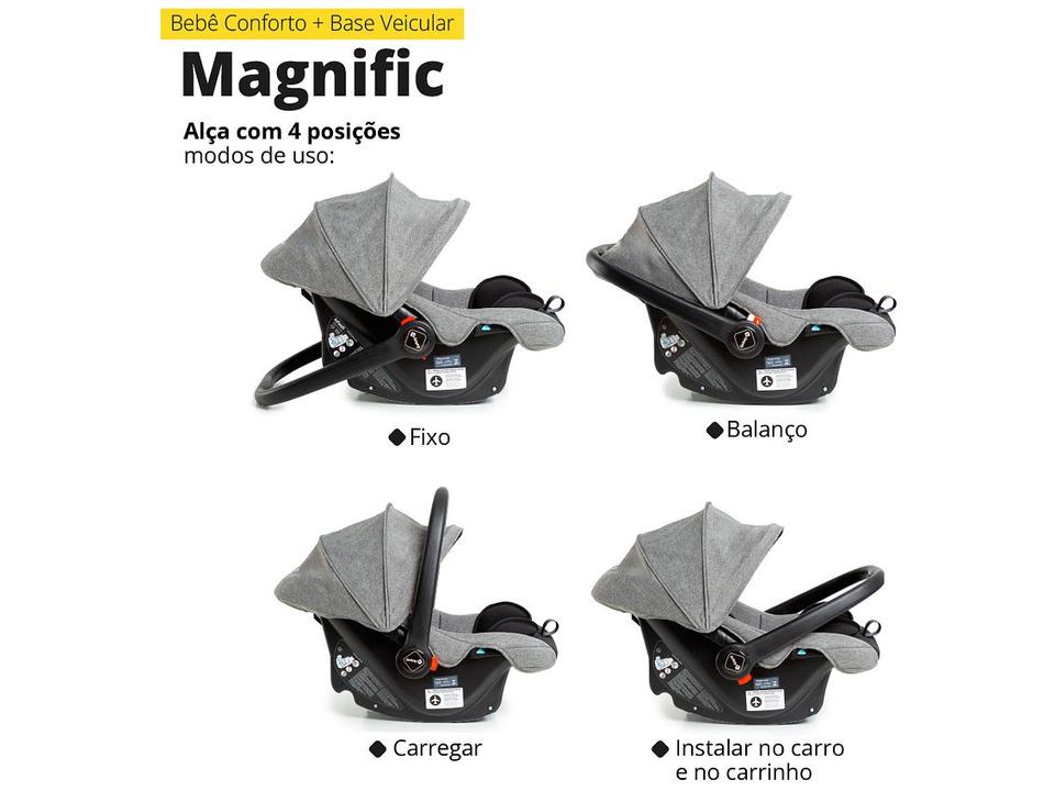 Carrinho de Bebê com Moisés e Bebê Conforto 5 em 1 Safety 1st - 10