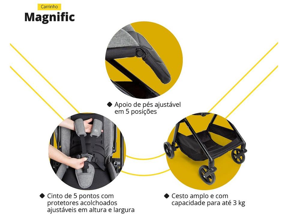 Carrinho de Bebê com Moisés e Bebê Conforto 5 em 1 Safety 1st - 6